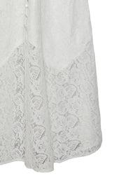 Langes Kleid "gldYARA" in weiß