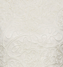 Weißes Kleid "gldLEONOR" mit 3D-Details