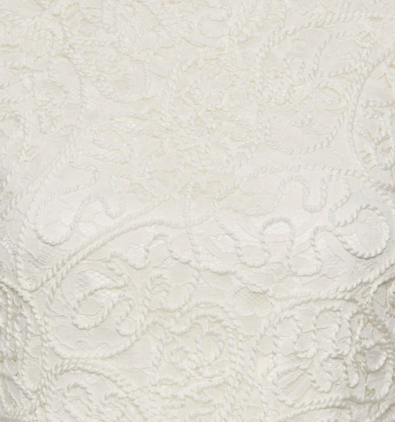 Weißes Kleid "gldLEONOR" mit 3D-Details