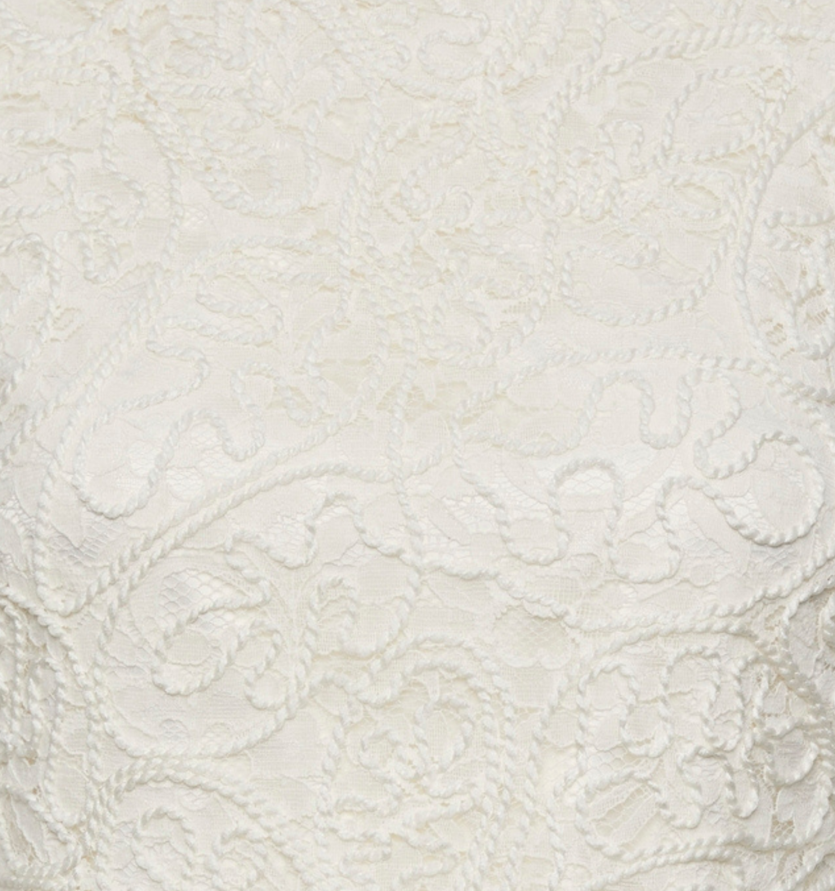 Weißes Kleid "gldLEONOR" mit 3D-Details