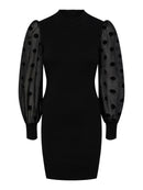Kurzes Kleid "gldDOTME" in schwarz
