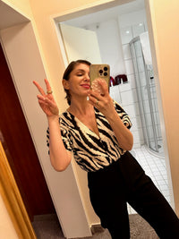 Bluse "gldJACIRA" mit Zebra-Muster