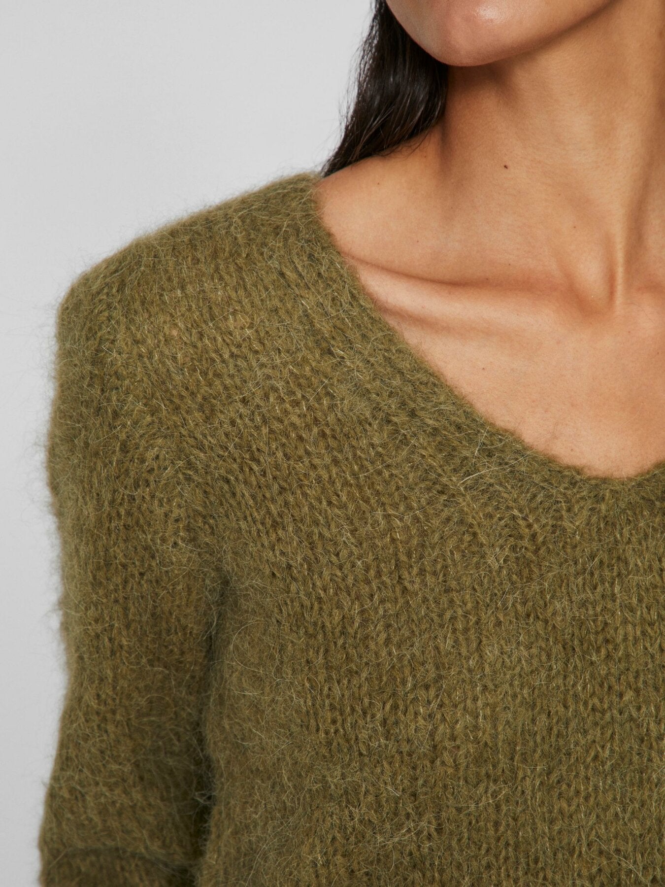 Strickpullover "gldBANU" in grün