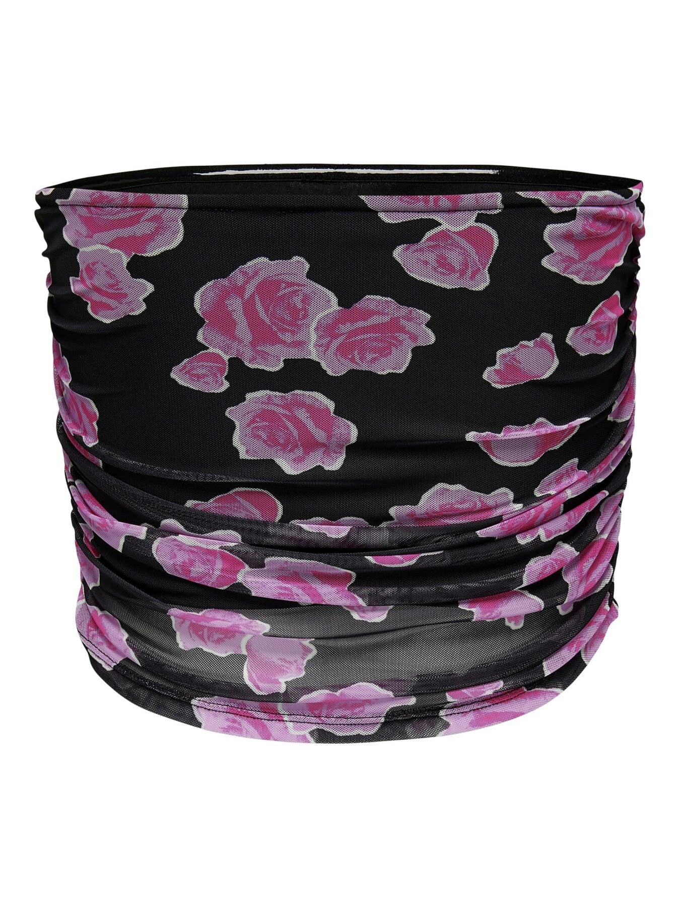 Bandeau Top "gldPARIS" mit Blumenprint