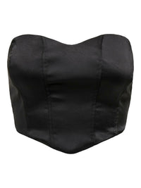 Corsage Top "gldSADIE" in schwarz
