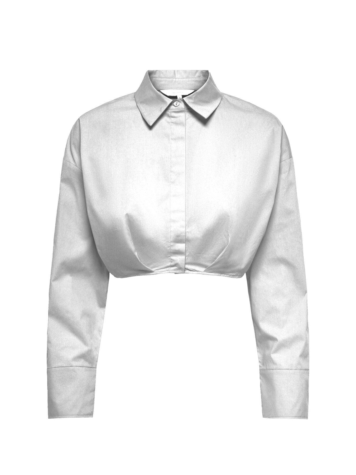 Cropped Shirt "gldMICHELLE" in weiß