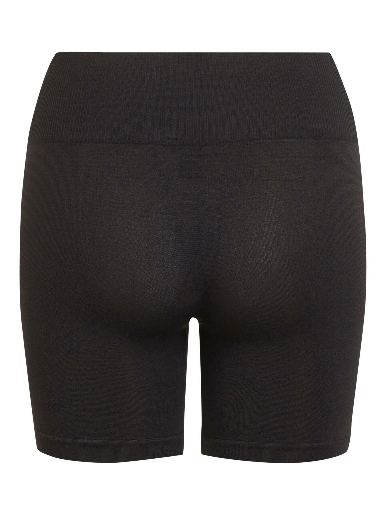 Mini Shorts "gldSEAM" in schwarz