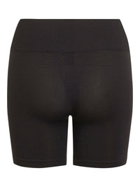 Mini Shorts "gldSEAM" in schwarz