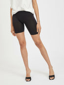 Mini Shorts "gldSEAM" in schwarz