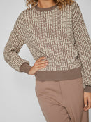 Pullover "gldSAKI" in braun
