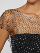 Top "gldSHINE" in schwarz