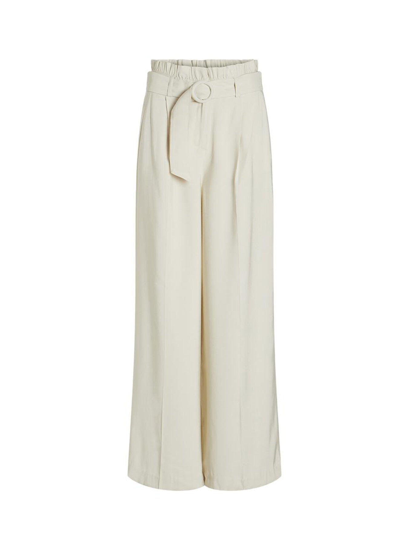 Paperbag-Hose "gldRUBY" mit Gürtel in beige