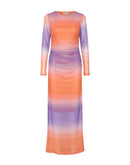 Maxi Dress "gldISTA" in lila/orange
