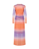 Maxi Dress "gldISTA" in lila/orange
