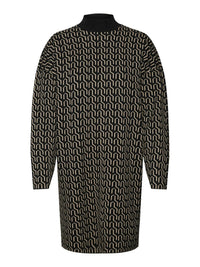 Kleid "gldGOLDNEEDLE" in schwarz