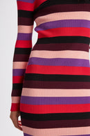 Gestreiftes Strickkleid "gldMULTA"