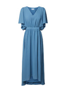 Langes Kleid "gldMIRAGE" in blau