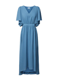 Langes Kleid "gldMIRAGE" in blau