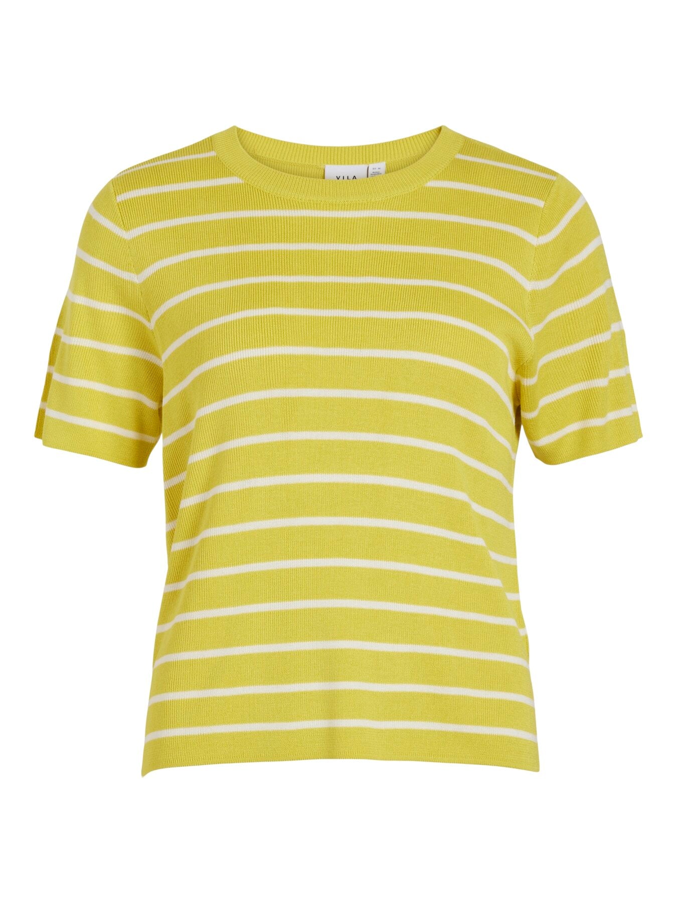 T-Shirt "gldFULINA" in gelb/weiß