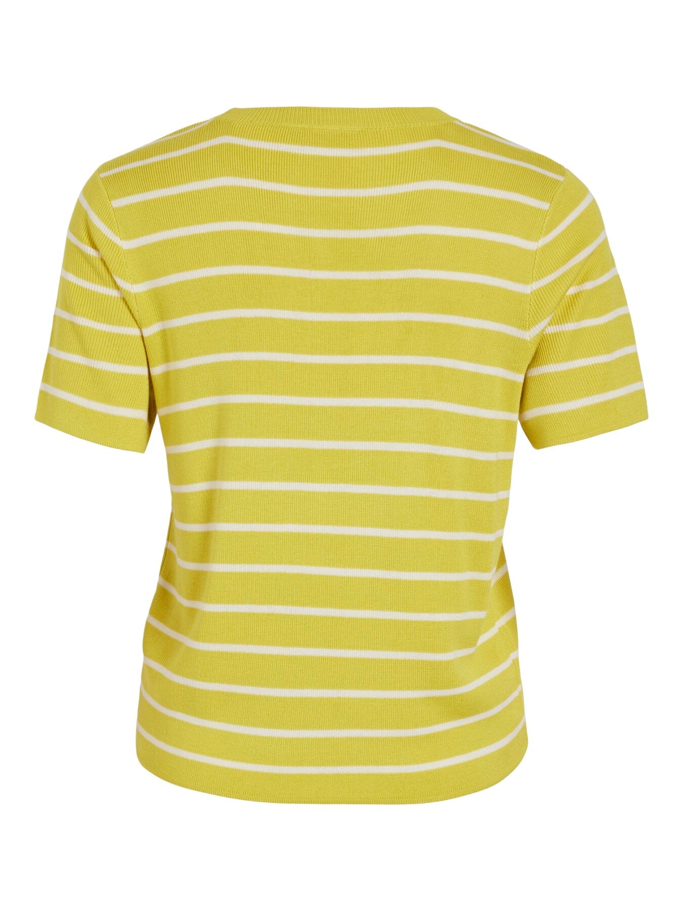 T-Shirt "gldFULINA" in gelb/weiß