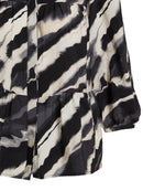 Bluse "gldDOGMAESA" in grau/schwarz