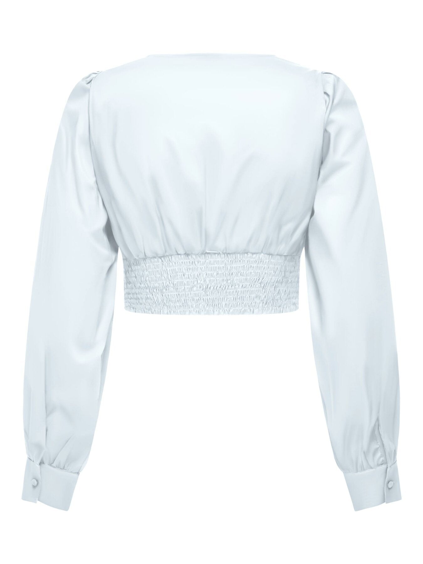 Bluse mit Lochspitze "gldLOU" in weiß