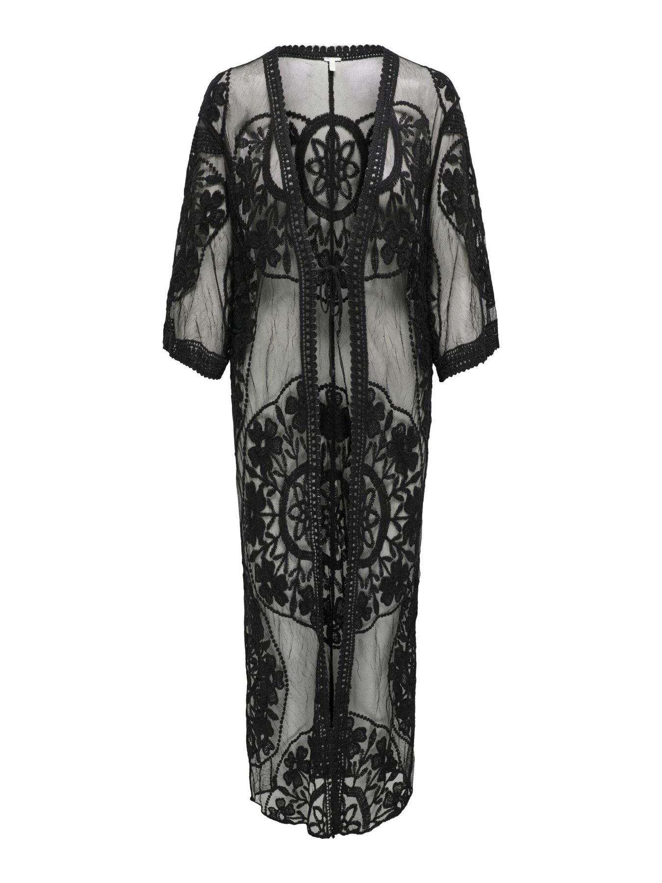 Kimono "gldCARLA" in schwarz