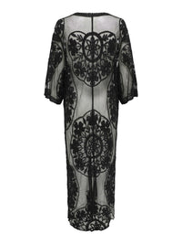 Kimono "gldCARLA" in schwarz