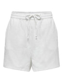 Kurze Shorts "gldTHYRA" in Cloud Dancer