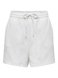 Kurze Shorts "gldTHYRA" in Cloud Dancer