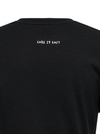 T-Shirt "gldFOODIE" in schwarz