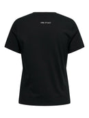 T-Shirt "gldFOODIE" in schwarz
