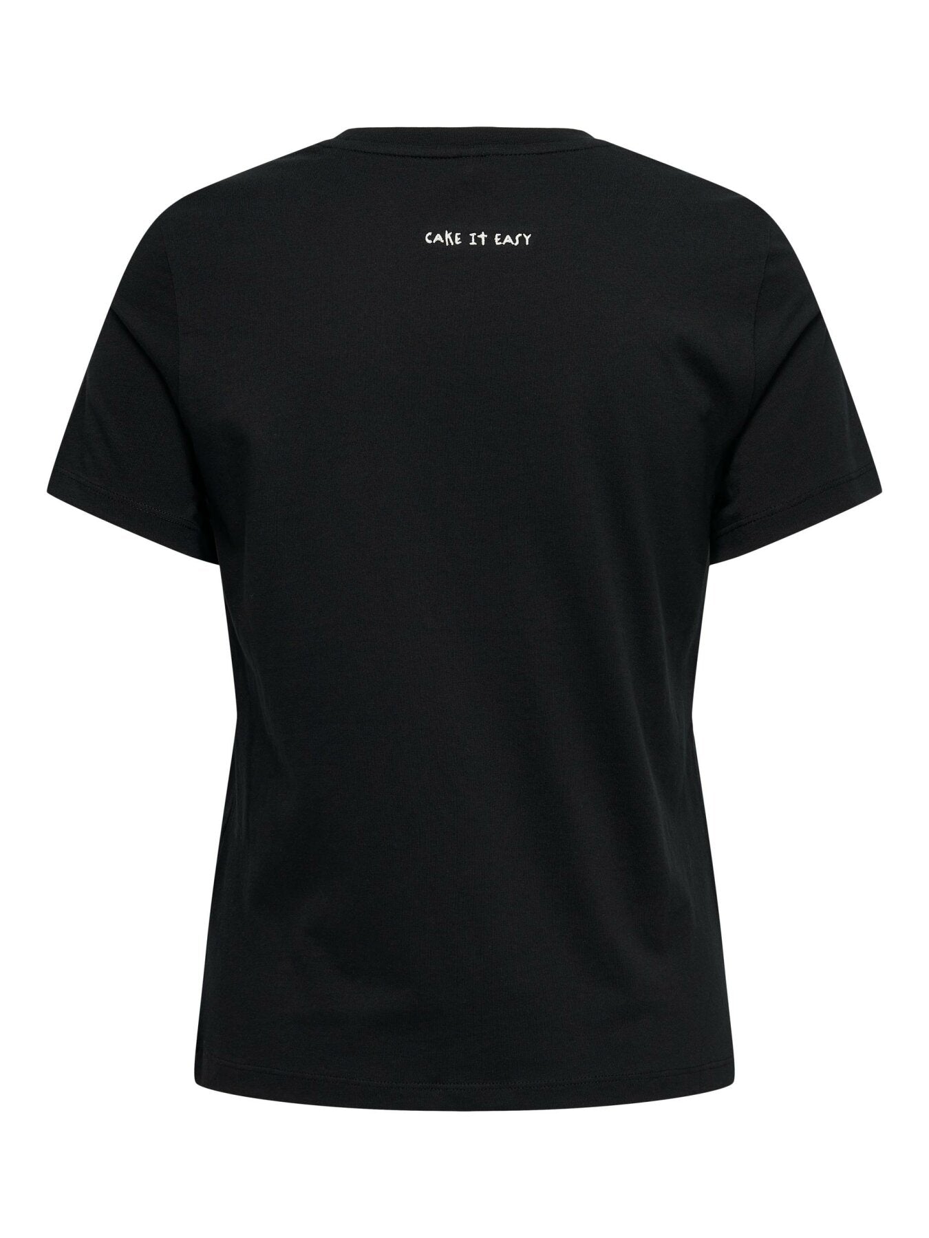 T-Shirt "gldFOODIE" in schwarz