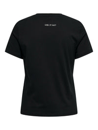 T-Shirt "gldFOODIE" in schwarz