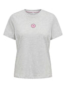 T-Shirt "gldFOODIE" in hellgrau