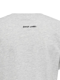 T-Shirt "gldFOODIE" in hellgrau