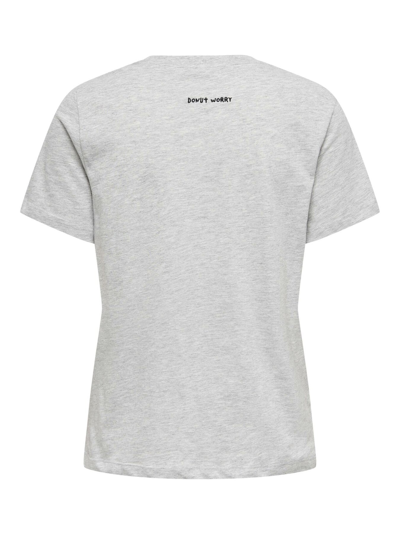 T-Shirt "gldFOODIE" in hellgrau