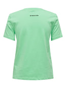 T-Shirt "gldFOODIE" in grün