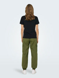 T-Shirt "gldPOLLY" in schwarz