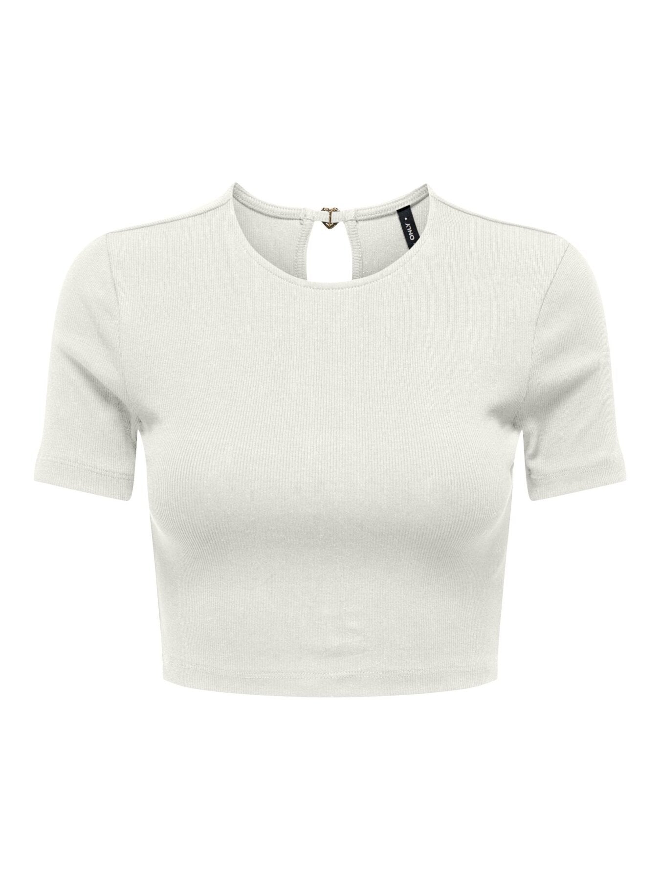Crop T-Shirt "gldRENE" in weiß