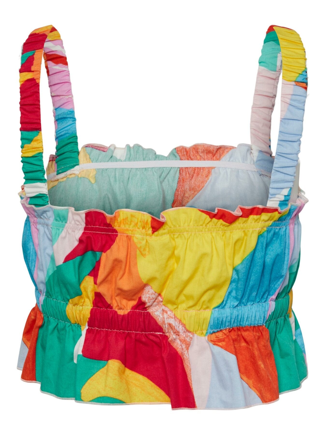 Kurzes Top "gldRIMO" mit buntem Print