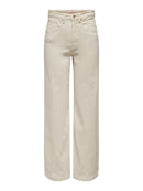 Weite Jeans "gldHOPE" in creme