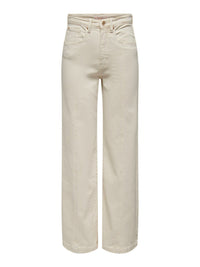 Weite Jeans "gldHOPE" in creme