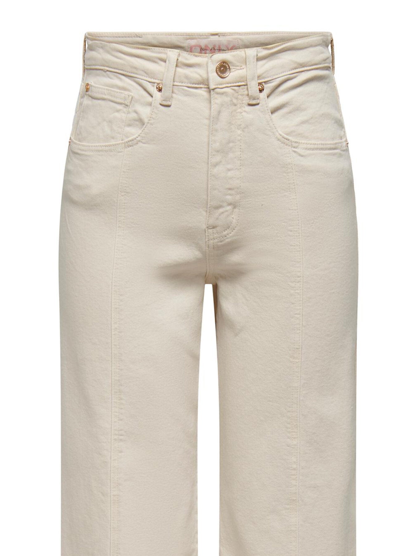 Weite Jeans "gldHOPE" in creme