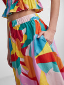 Midi-Rock "gldRIMO" mit buntem Print