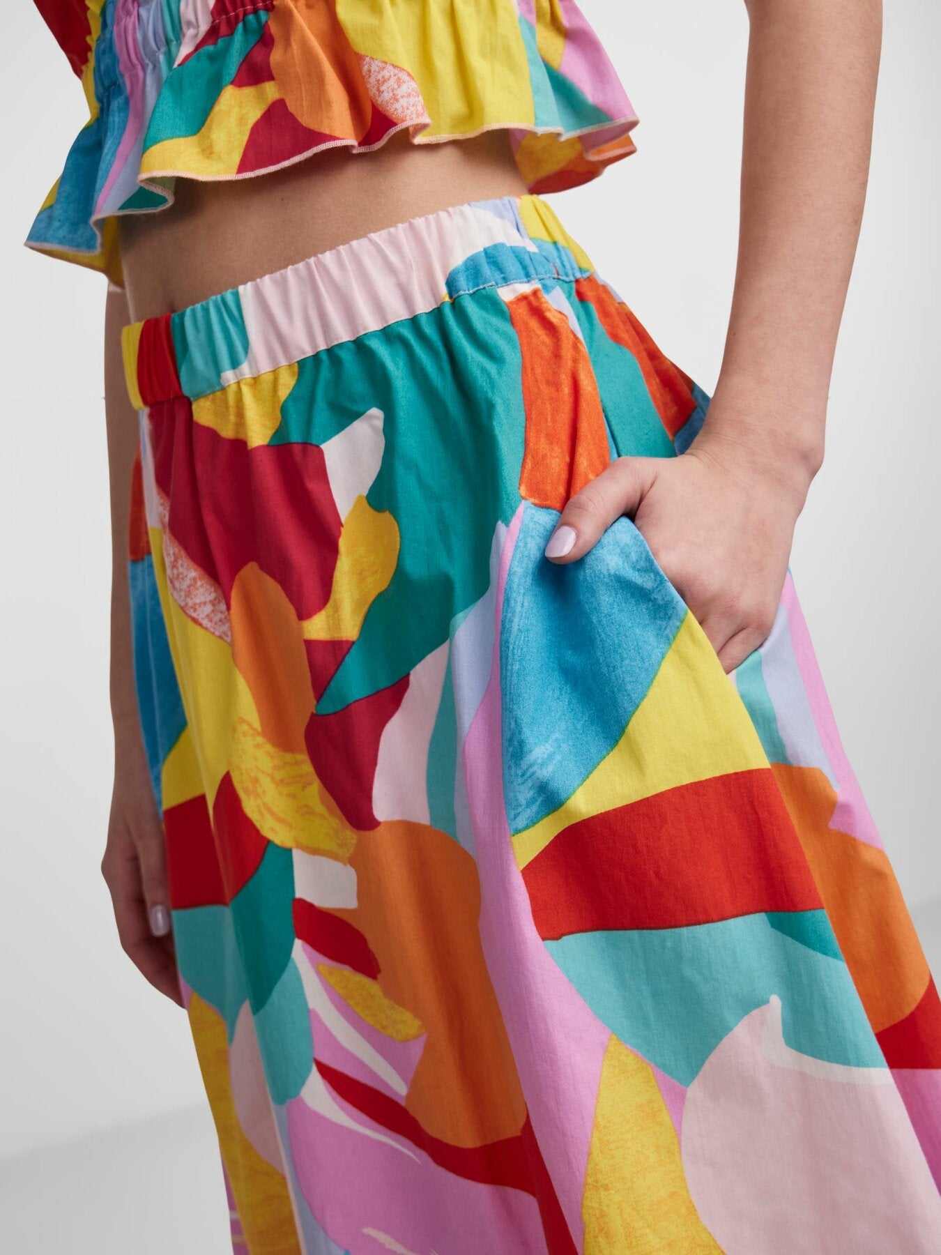 Midi-Rock "gldRIMO" mit buntem Print