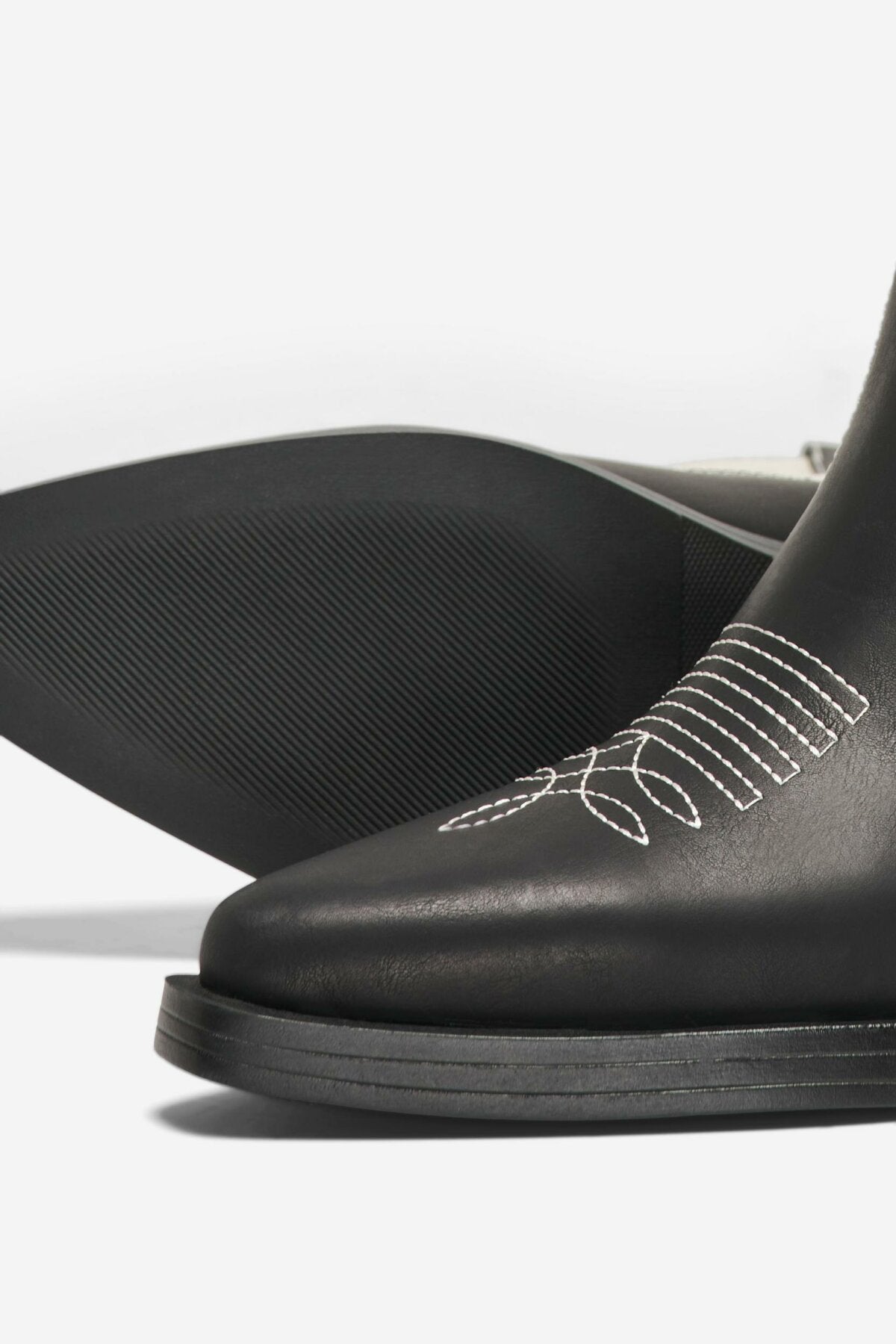 Cowboystiefel "gldBRONCO" in schwarz/weiß