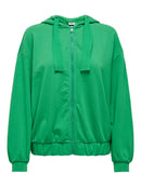 Oversize Sweatshirtjacke "gldVLTA" in grün