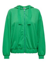 Oversize Sweatshirtjacke "gldVLTA" in grün