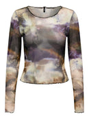 Langarmshirt "gldVANILLA" mit Galaxy-Print